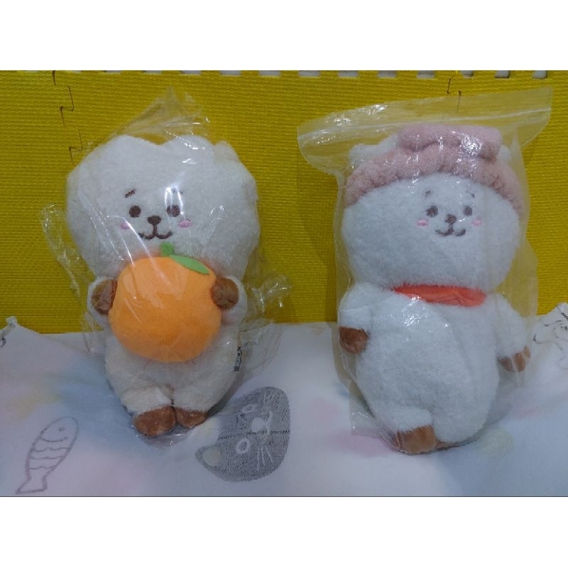 Doll BT21 RJ fruit and RJ bath boneka bts jin