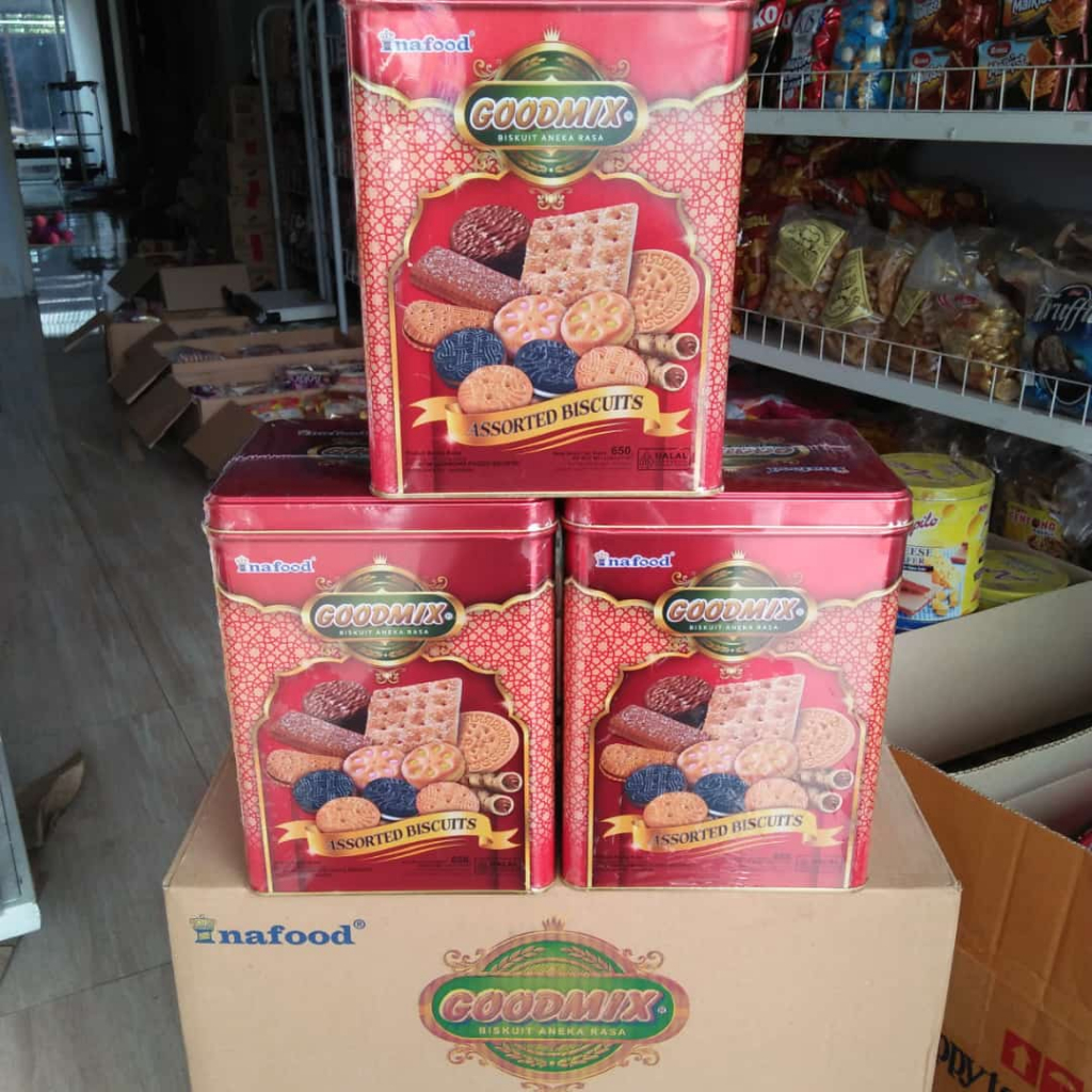 

ASSORTED BISCUITS GOOD MIX INAFOOD 650 GR/ BISCUIT KALENG/ GOODMIX/ BISCUIT KALENG MURAH/ BISCUIT MURAH