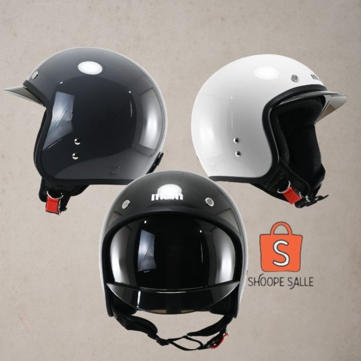 HELM Bogo Retro MJM Capello Solid Helm Retro Dewasa Terbaru untuk pria wanita dewasa SNI Bisa cod