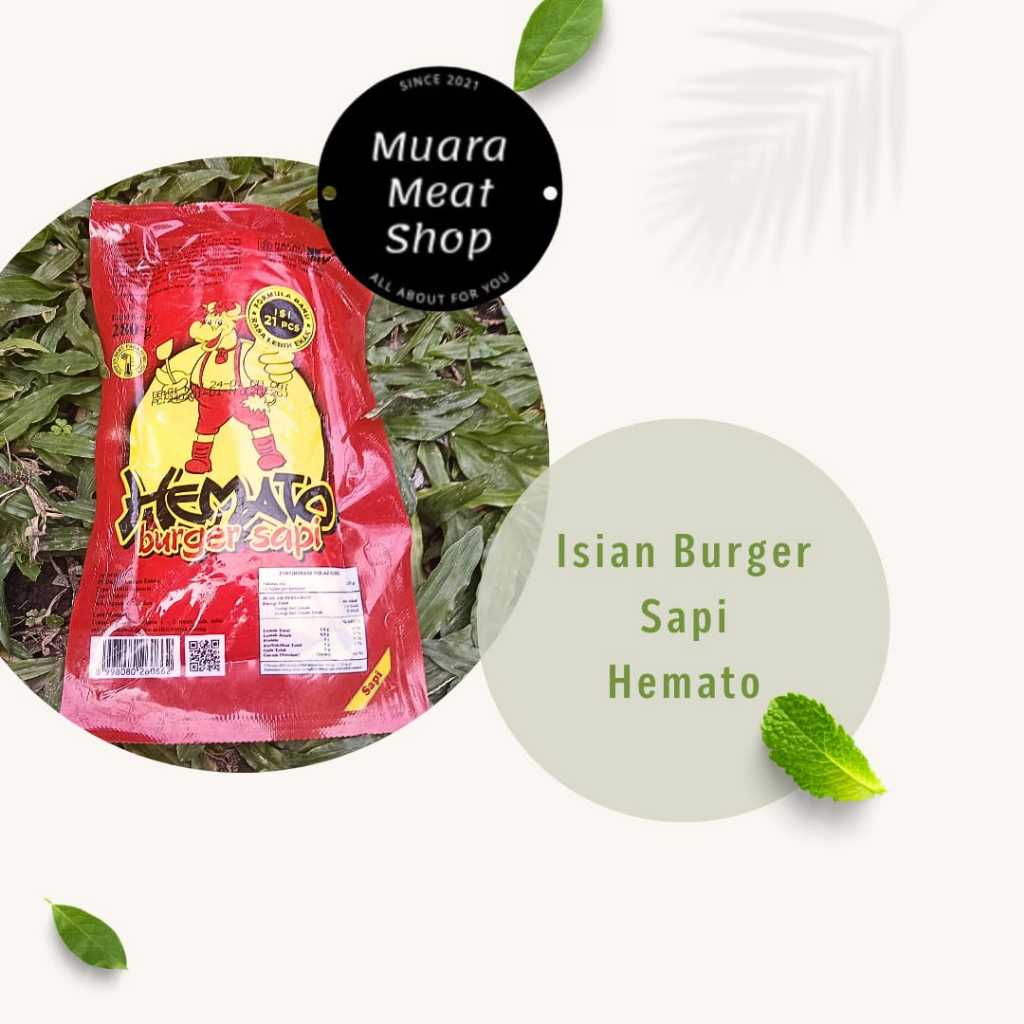 

Hemato Beef burger 250gr Termurah Bandung
