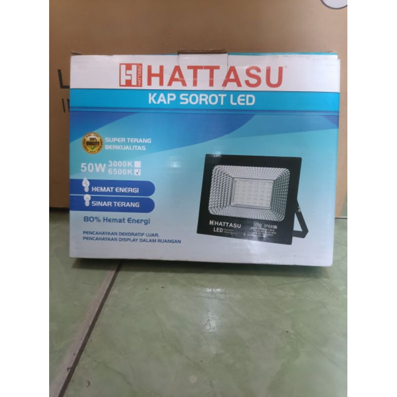 Lampu SOROT LED SMD 50 WATT HATTASU