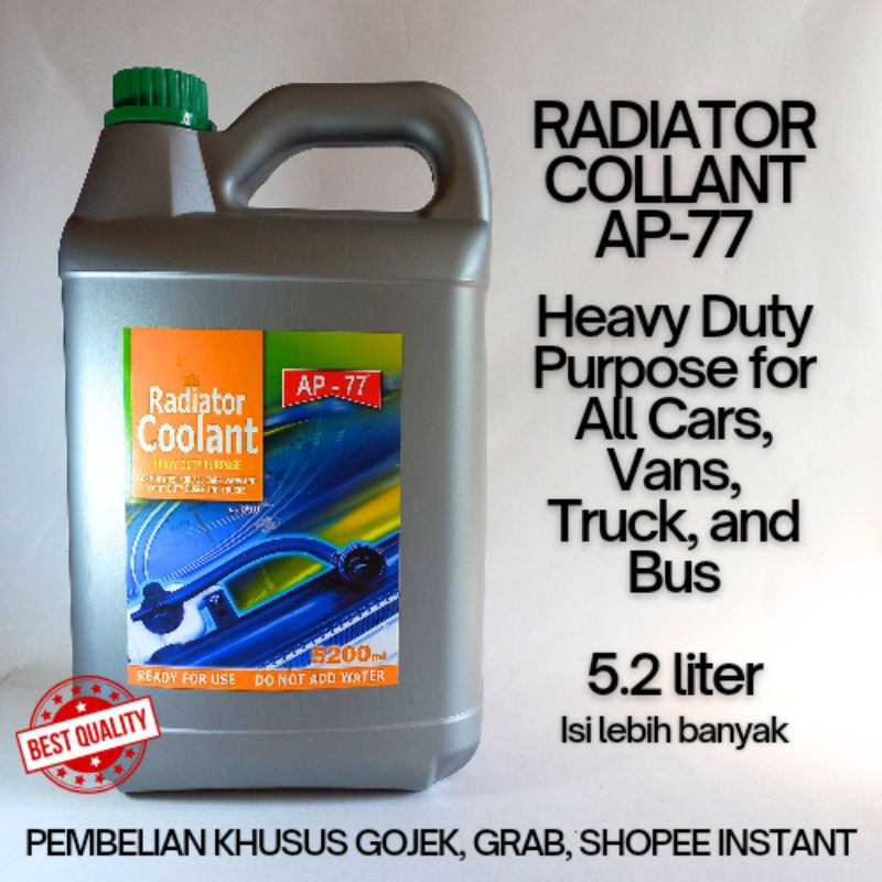 AIR RADIATOR WATER COOLANT 5 LITER RADIATOR MOBIL GALON