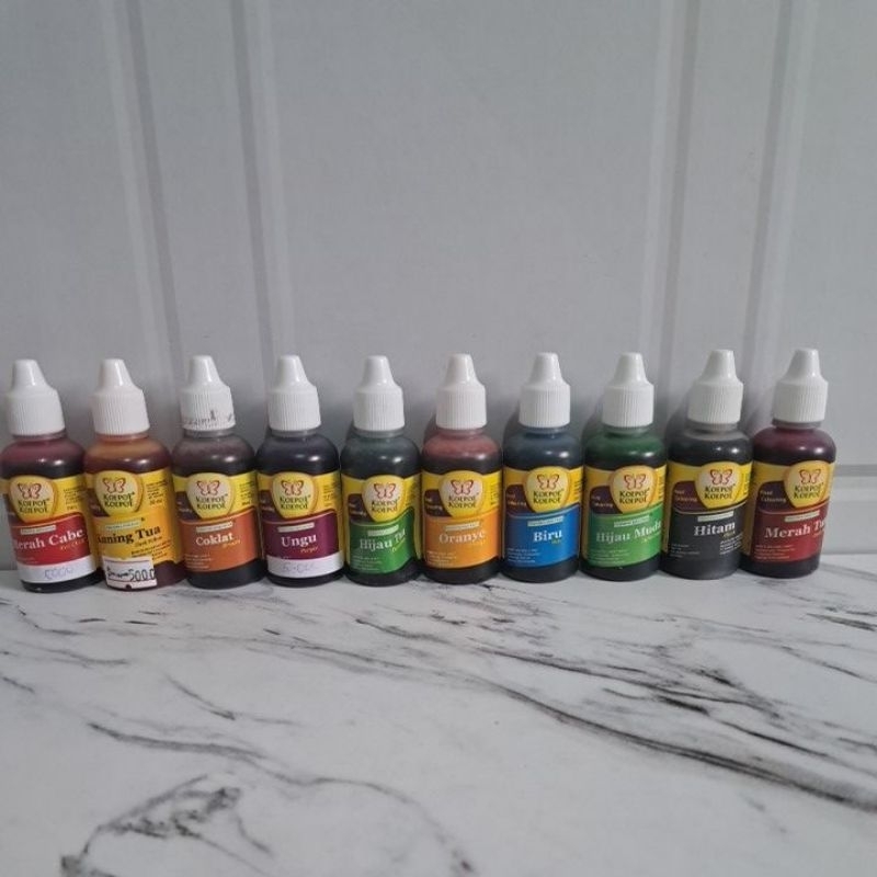 

Pewarna makanan dan minuman merk Koepoe Koepoe