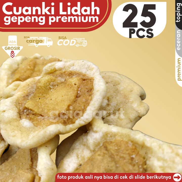 

Cuanki LIDAH BULAT GEPENG 25pcs Premium by GaiaGarut