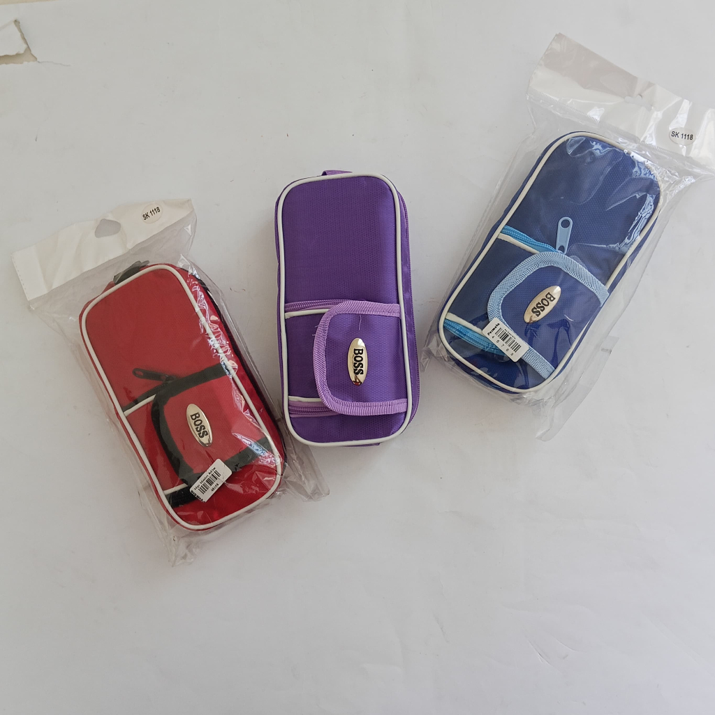 

Kotak Pensil Kain Mix 2 Kantong Murah Ukuran 20x10 CM