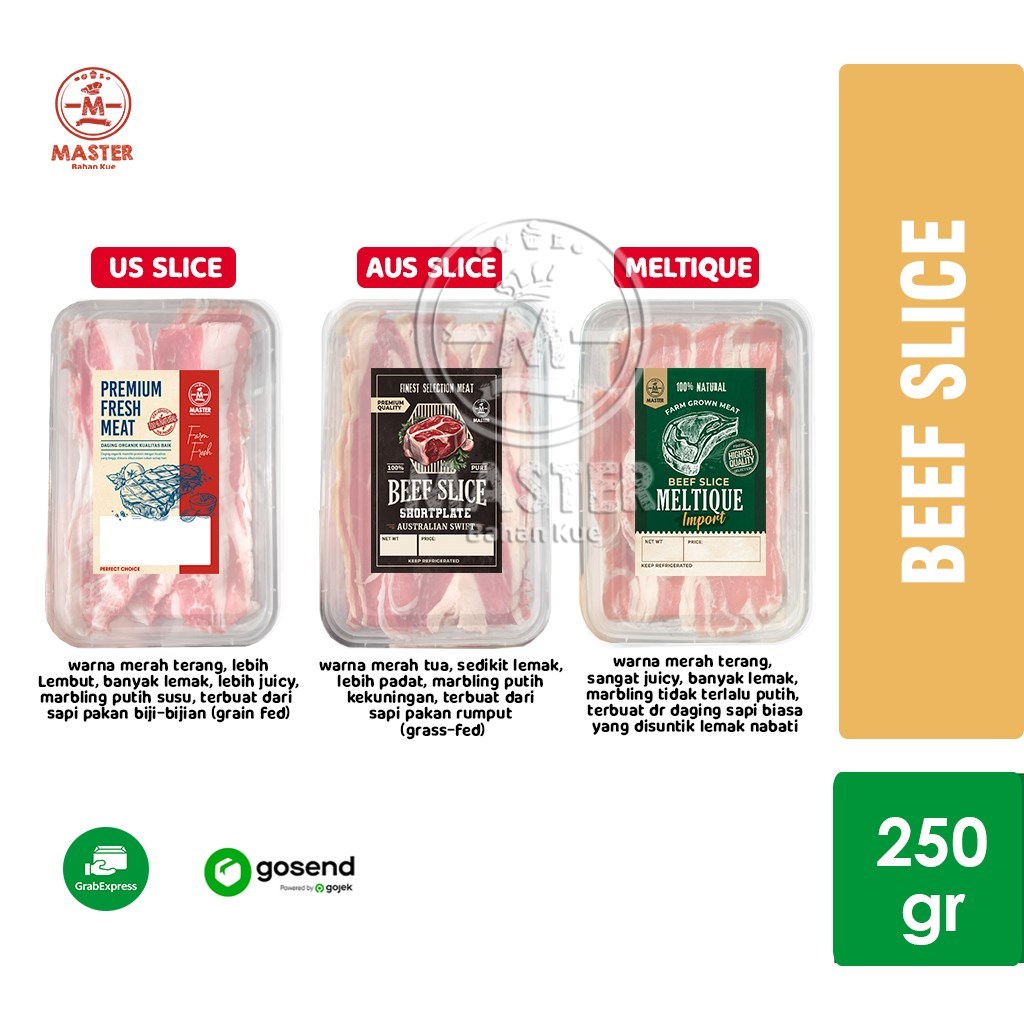 

US Beef Shortplate Slice / Daging Sapi Premium HALAL [250 gr] KHUSUS GOSEND