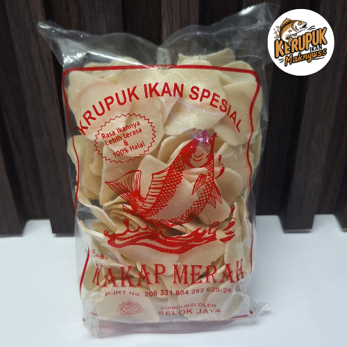 

Kerupuk Ikan Kakap Merah Mentah Khas Juwana Pati 200gram