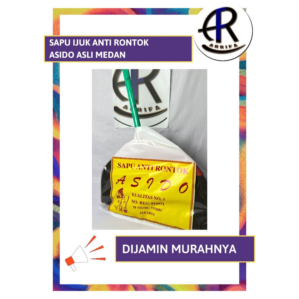 Ay00 ASIDO Sapu Lantai Ijuk Anti Rontok Medan