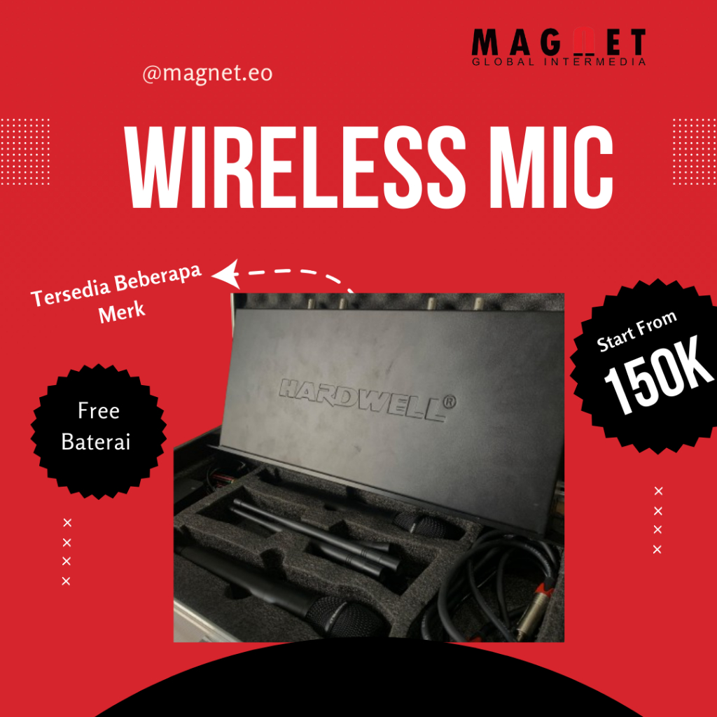 MIC WIRELESS | 1 SET MIC WIRELESS