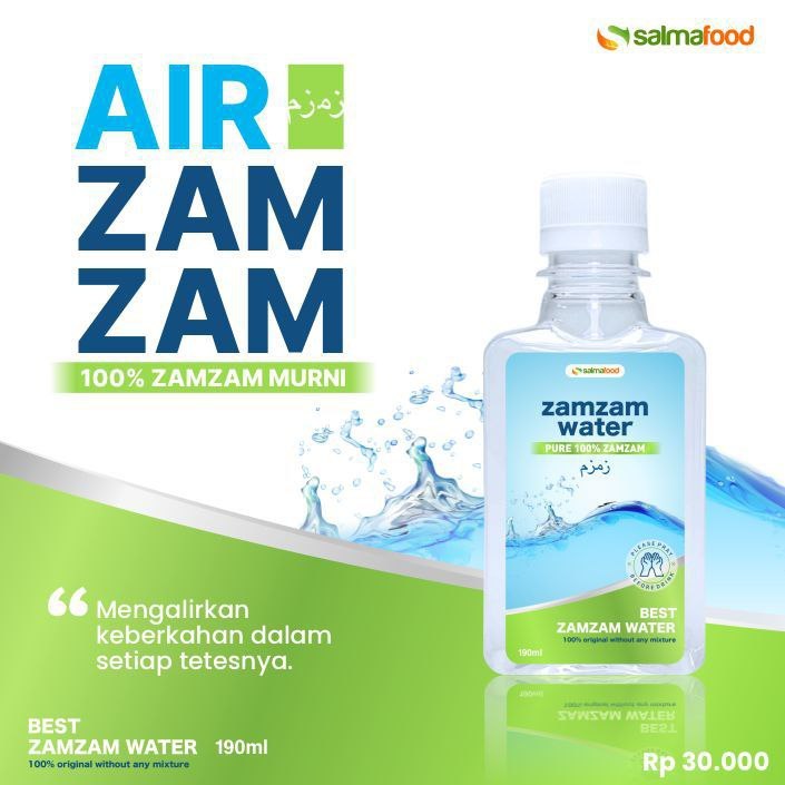 

Air Zamzam Asli 100% Air ZamZam Botol Kecil 190 ml Air Zam Zam Asli Original 100%