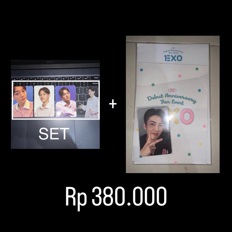 PC photocard EXO 10th anniversary SEHUN Sg23 Seasons greetings CHEN EXO | sehun xiumin chanyeol lay 