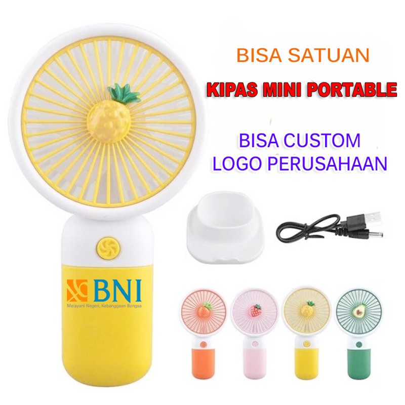 KIPAS MINI PORTABLE / KIPAS GENGGAM / KIPAS CUSTOM LOGO