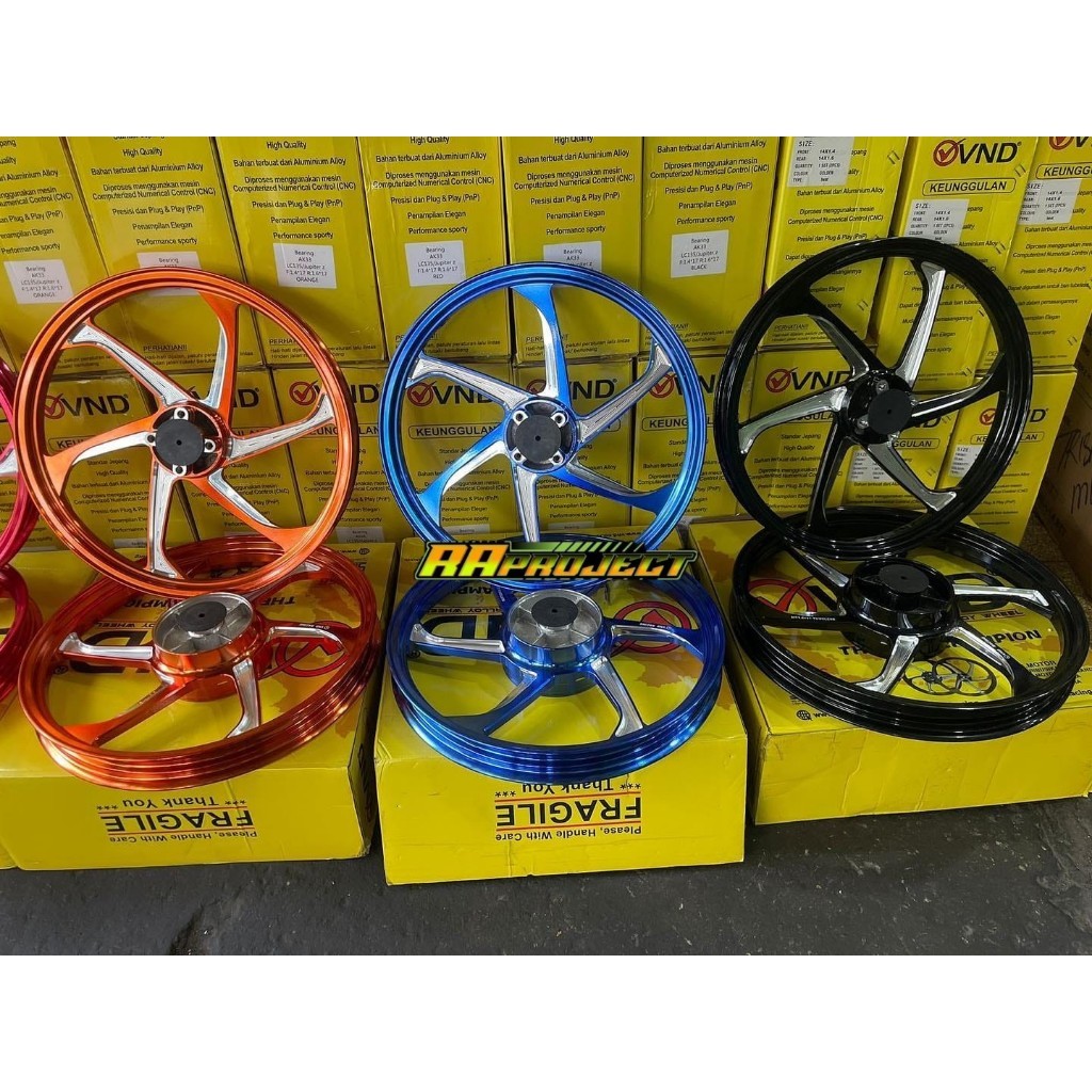 VND Velg Racing AK 66 140/160x17 - Jupiter Z | Mx Old | Vega ZR | F1ZR - Original VND Velg