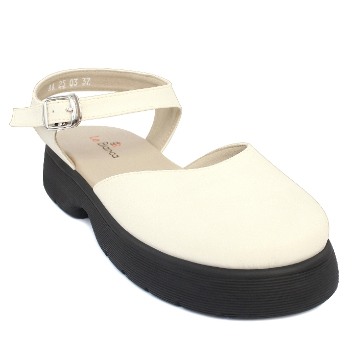 Le Bianca AA 25-03 Sepatu Sandal Wanita Anti Slip Ivory Wedges Ivory