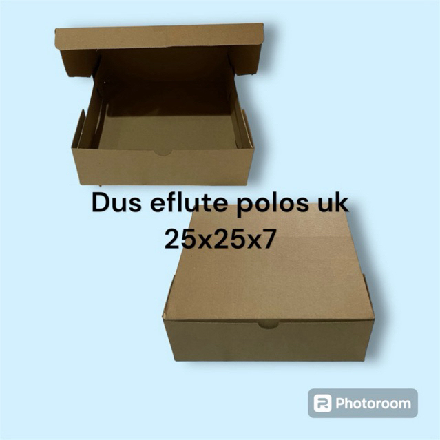 

Dus eflute polos uk 25x25x7 untuk nasi/hampers