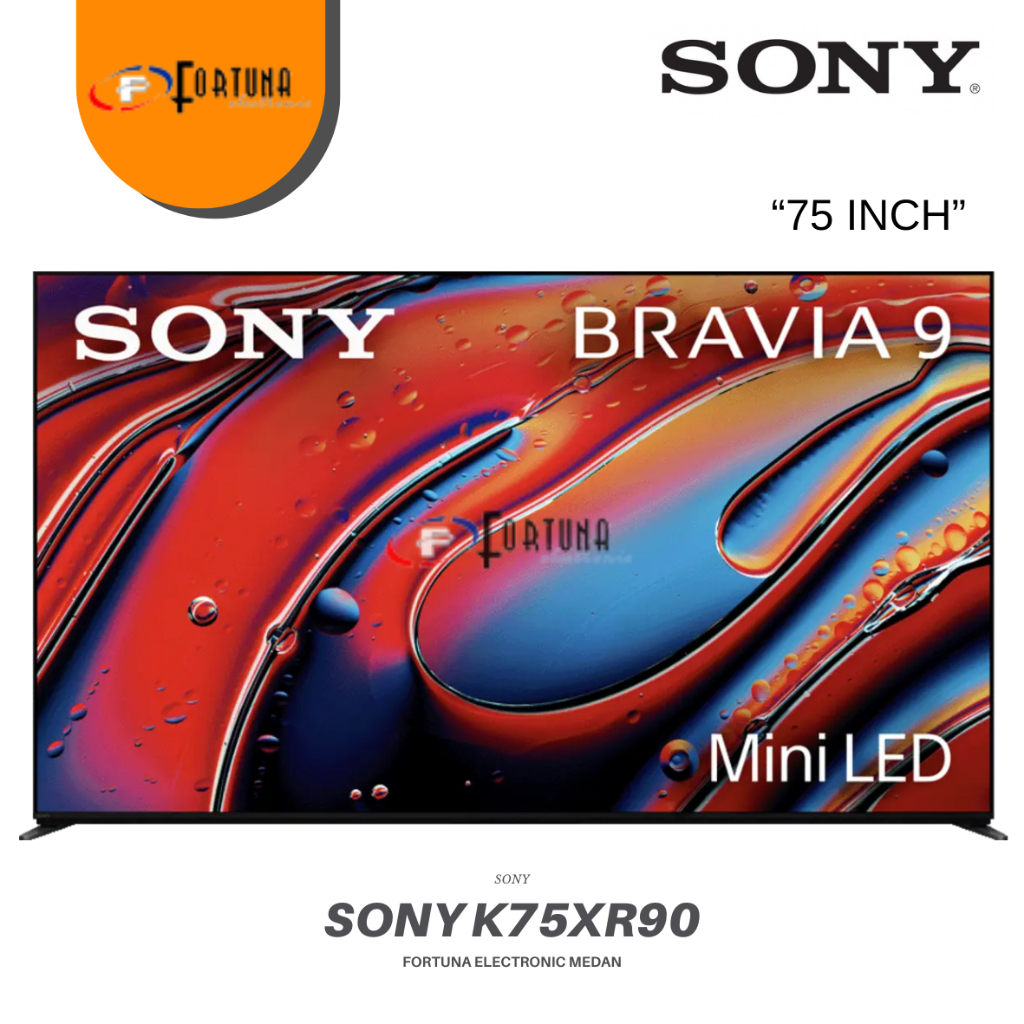 TV SONY 75 INCH MINI LED BRAVIA 9 K-75XR90 / K75XR90 4K UHD SMART GOOGLE TV NEW 2024 GARANSI RESMI