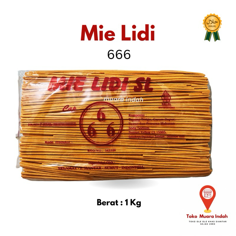 

Mie Lidi / Mie Gomak Cap 666 1 Kg