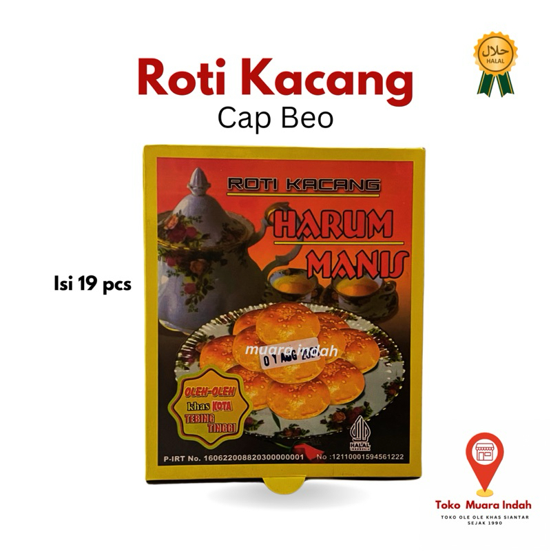 

Roti Kacang Cap Raja Beo Asli Isi 21 pcs Langsung dari Pabrik