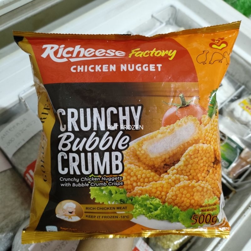 

RICHEESE CRUNCHY CHICKET NUGGET 500GRAM