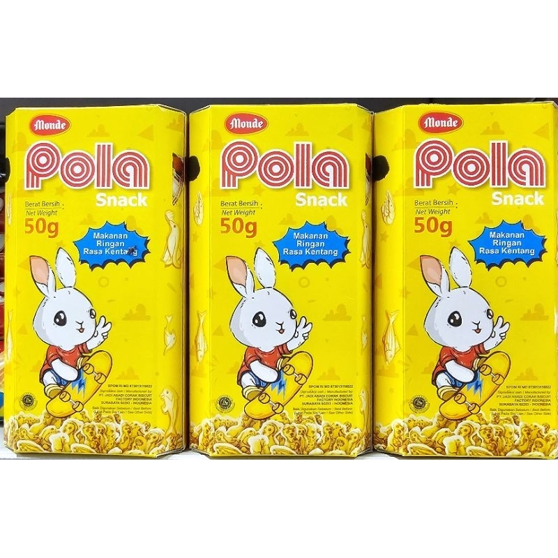 

MONDE Pola Snack Hexsa 50gr Box