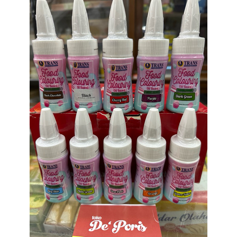 

Pewarna Makanan Trans Oil Base 50ml