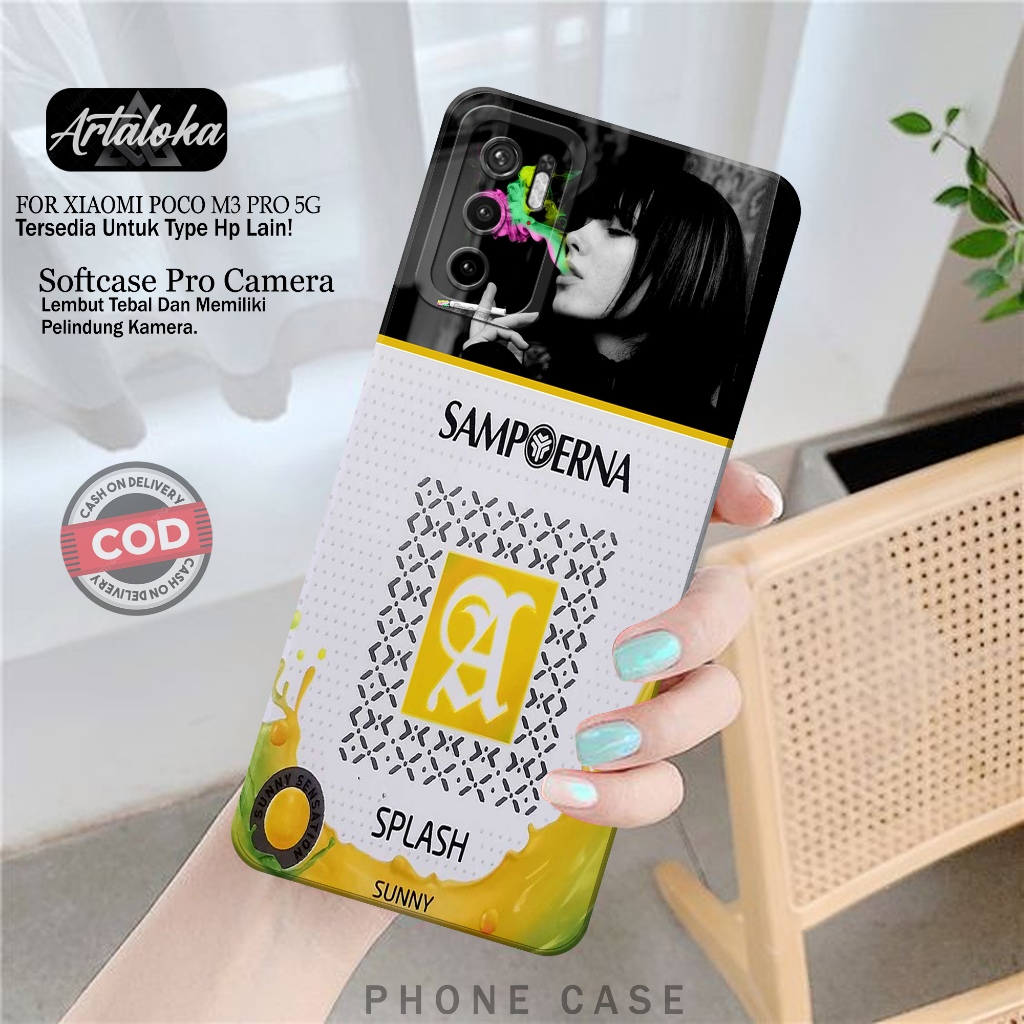 Softcase Hp Xiaomi Poco M3 Pro 5G Fashion Case RK Case Poco M3 Pro 5G Silikon TPU Pro Camera Casing 
