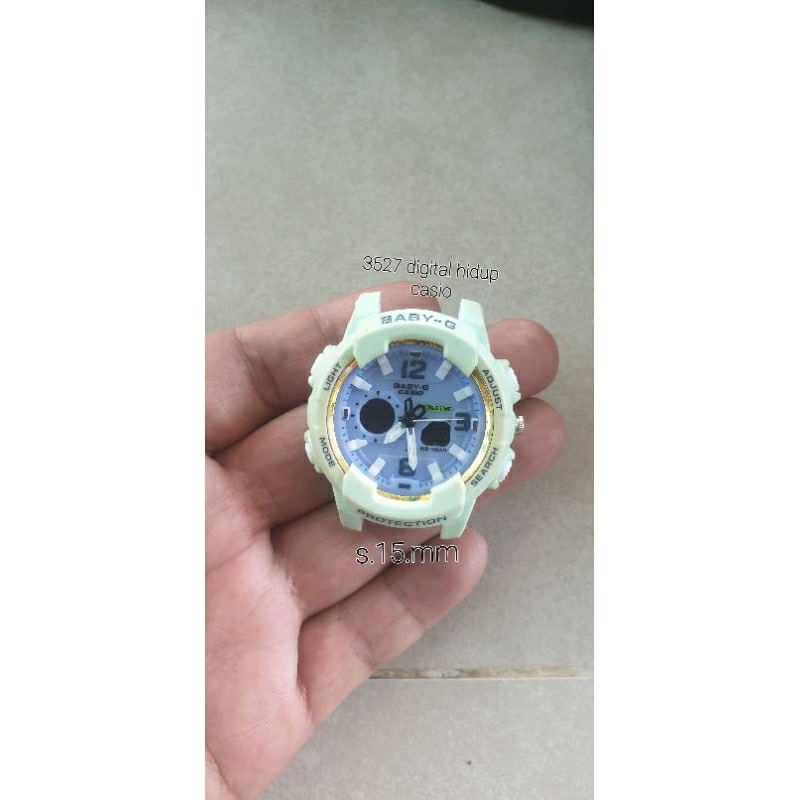 jam tangan casio dual 3527 bekas seadanya