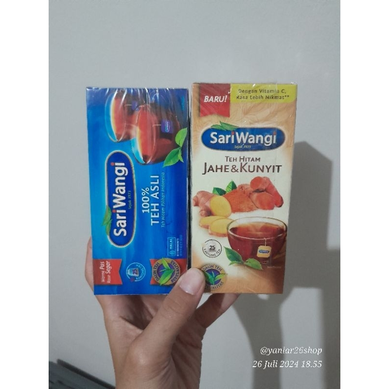 

TEH SARIWANGI ISI 25 KANTONG TEH