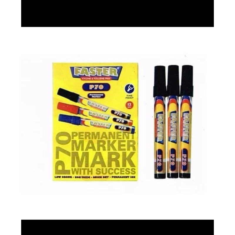 

Spidol faster permanent marker P70