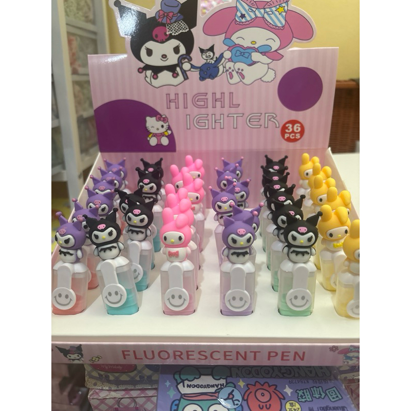 

1 BOX HIGHLITER SANRIO ISI 36