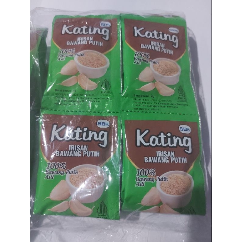 

BAWANG PUTIH BUBUK KATING 1 RENCENG 12 SACHET