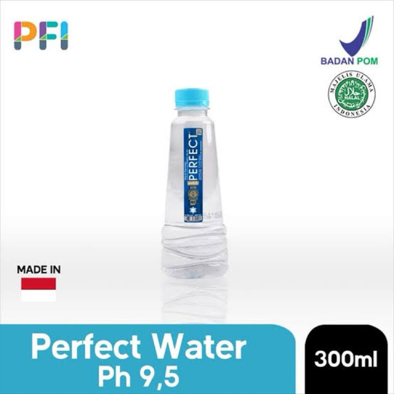 

Air Minum Alkaline Perfect Mineral Water PERGECT pH 9.5 300ml