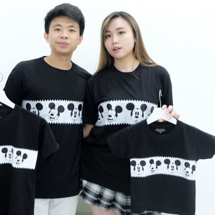 Carotyles Baju Atasan Kaos Couple Keluarga Family Wanita Anak Perempuan Laki Laki Pasangan Oversize 