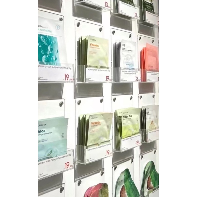 

KODE G13U hanging holder sheet mask tempat masker gantung akrilik