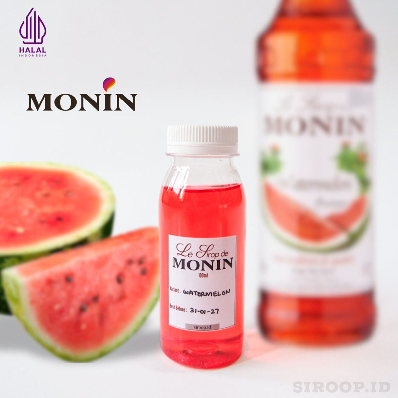 

Repack Monin Syrup Watermelon (30ml,75ml,100ml)