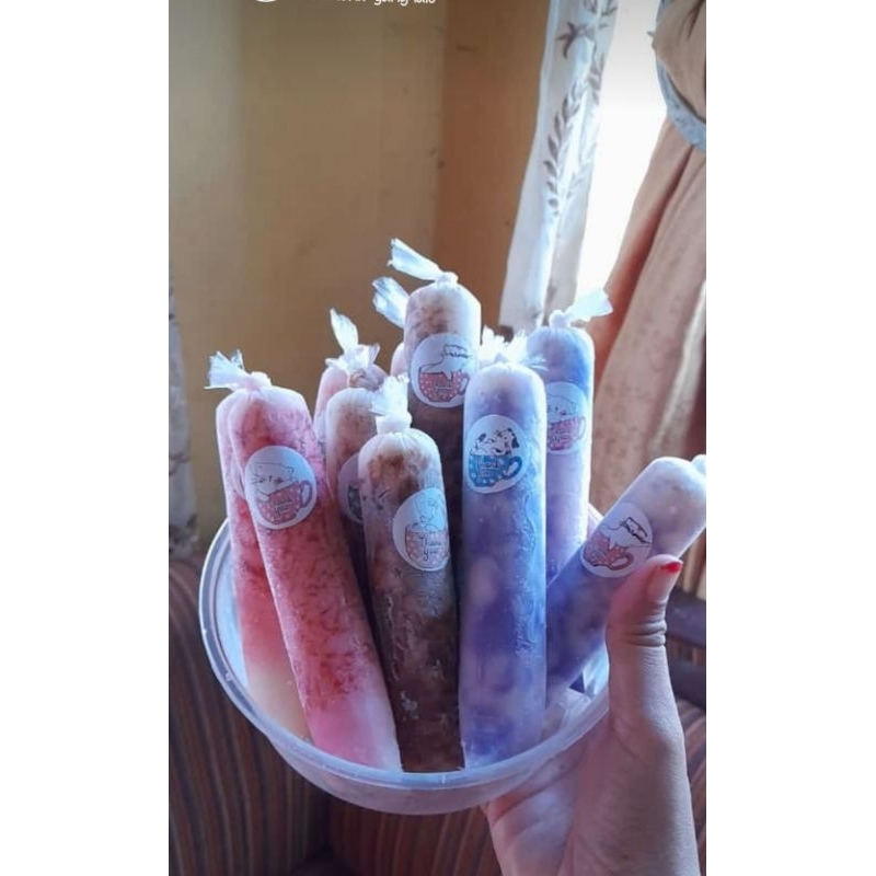 

es pelangi susu murni tanpa pemanis tambahan/buatan 10pcs