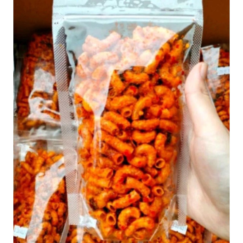 

SEBLAK MAKARONI makaroni keriuk pedas daun jeruk(100g)