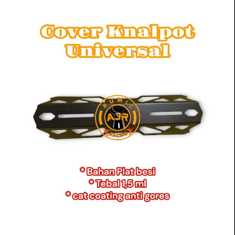 Tameng cover knalpot TZM, CMS TSUKIGI Beat, scoopy, Vario 110, 125,  universal