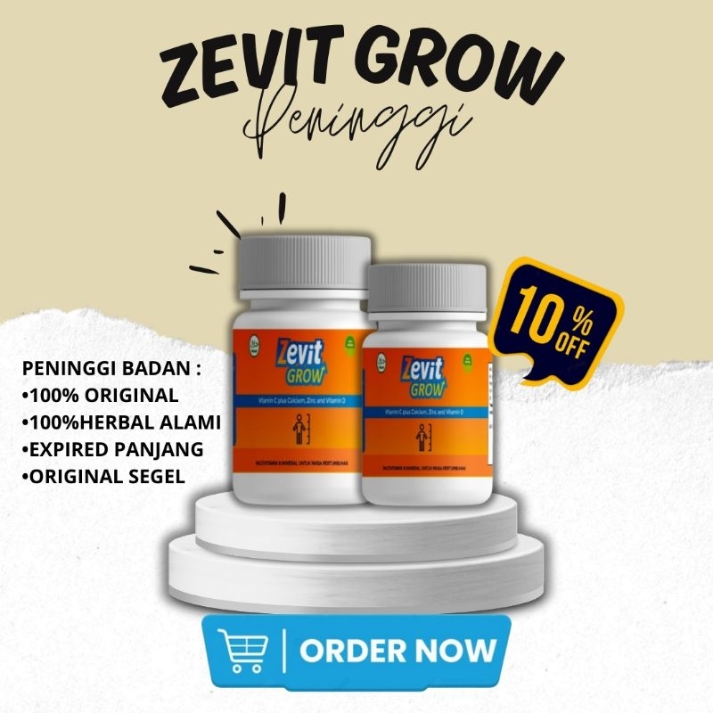 ZEVIT GROW PENINGGI BADAN ZEVIT GROW SUSU PENINGGI BADAN ORIGINAL MENAMBAH TINGGI SELURUH BADAN