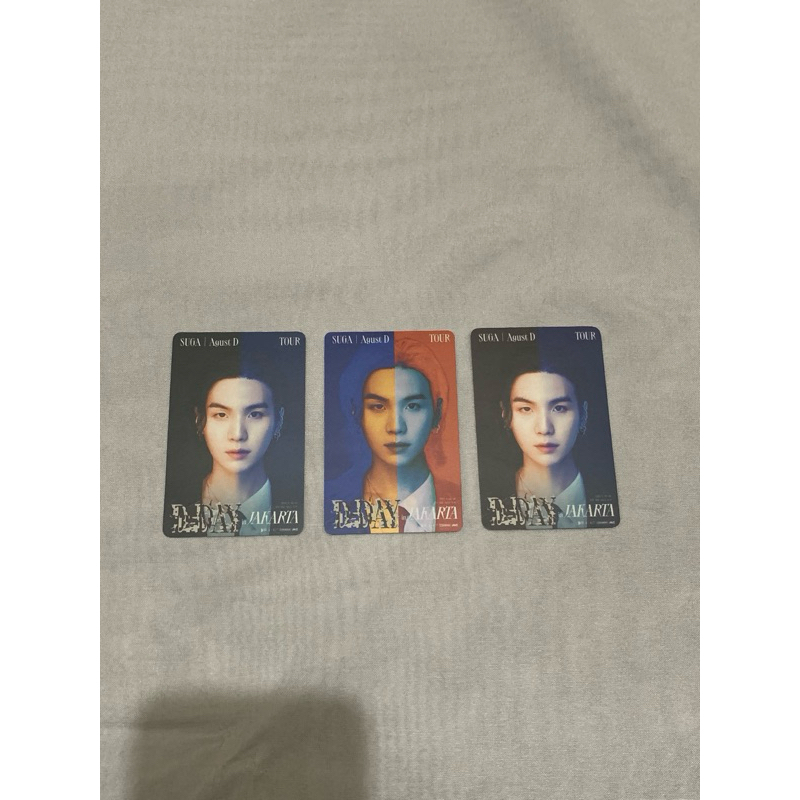 Suga D-Day Tour Jakarta Photocard