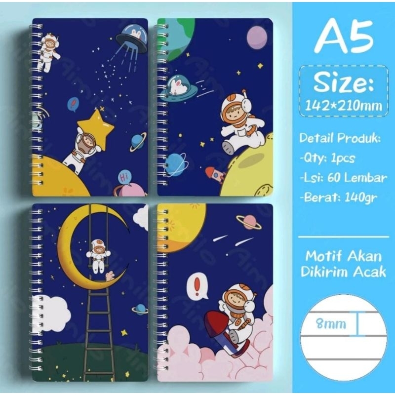 

Omah Prabot - Buku Note Notebook A5 Buku Diary Buku Tulis Anak