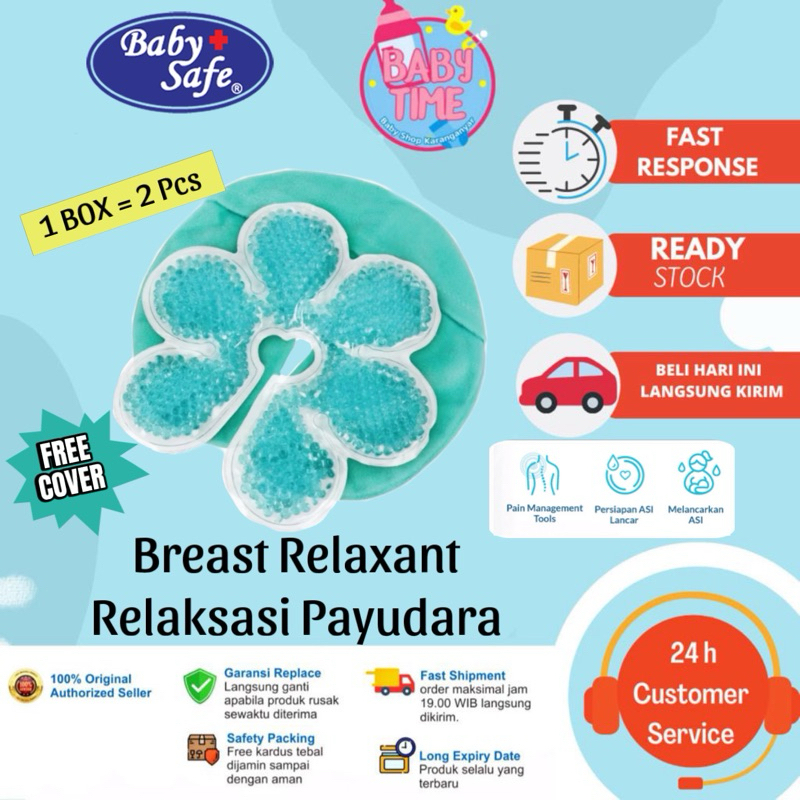 Baby Safe Breastcare Thermopads KOM01 | Babysafe Kompres Payudara Ibu Menyusui | Breast Relaxant | R