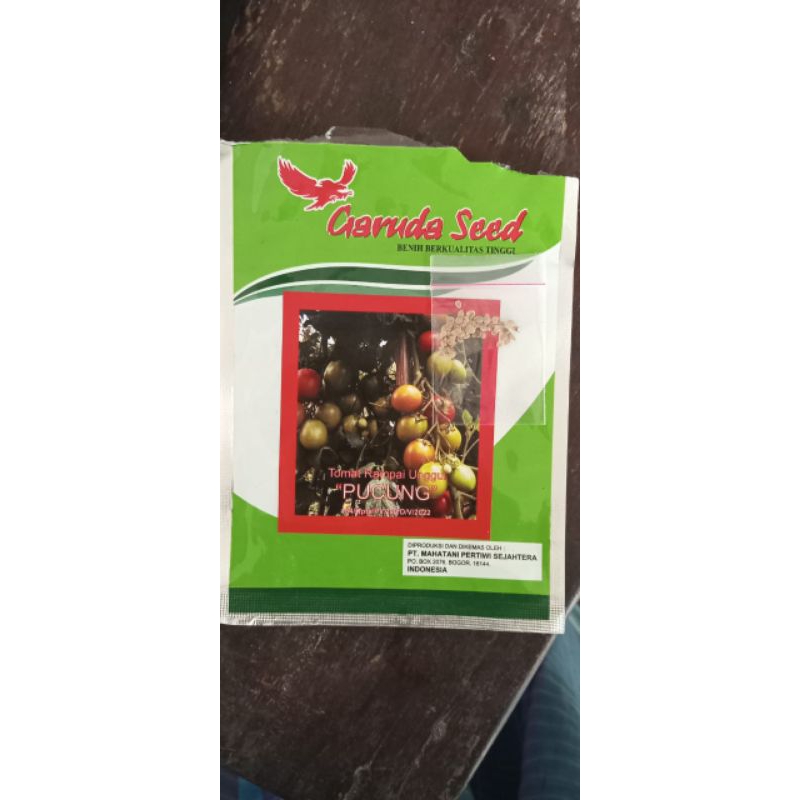 Repack 50 biji benih Tomat BENIH Varietas PUCUNG  Benih bibit Unggul Produk GARUDA SEED[expired 31-5