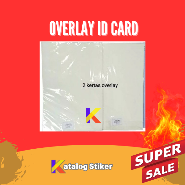 

Bahan ID Card | OVERLAY ID Card Laser PENTA| PVC ID Card | Name Tag