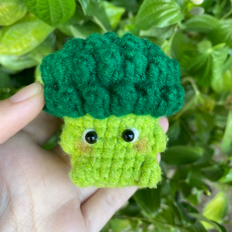 Brocoli Keychain Crochet