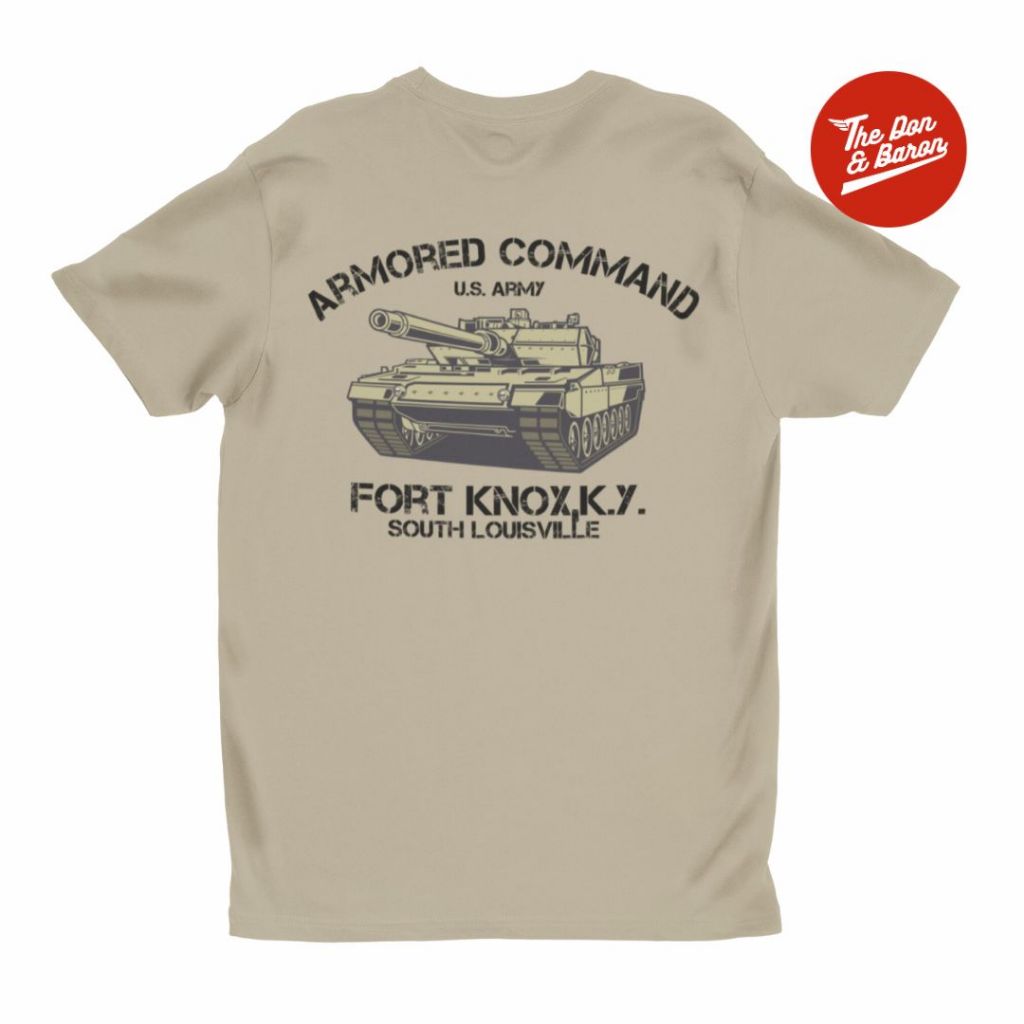 Kaos Vintage Retro Military Tank Armored Command Tactical Army