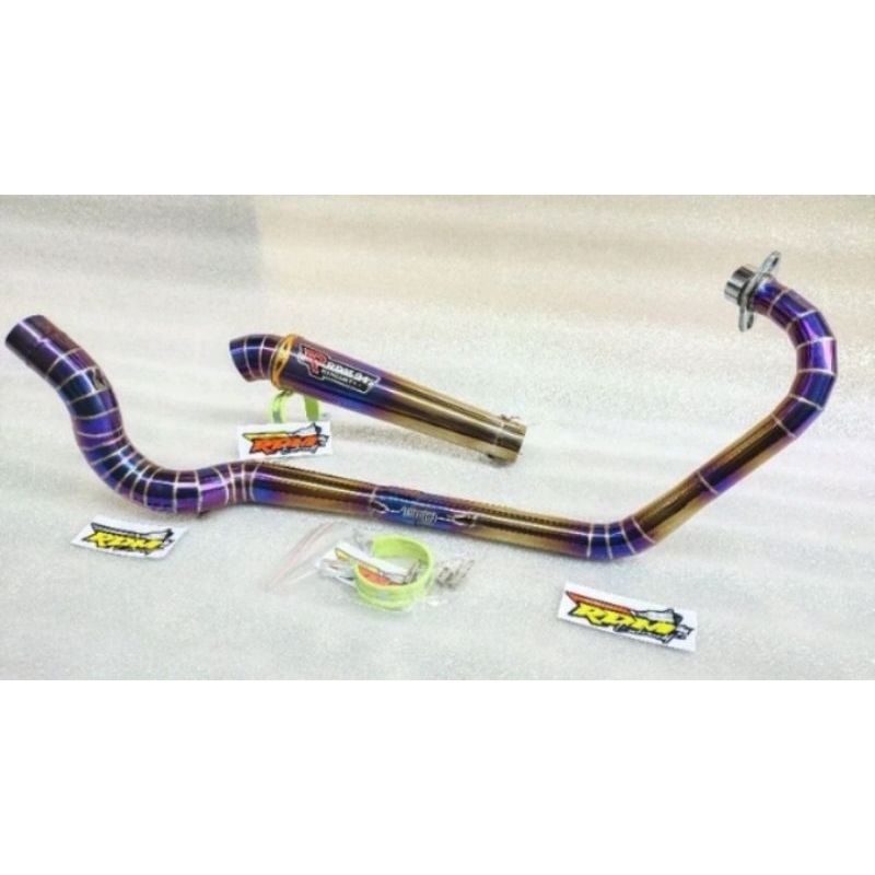 Kenalpot Racing Kanan Naga Vixion Original RDM 24 Exhaust