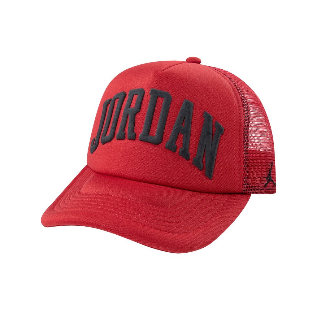 Jordan Big Kids Foam Trucker Hat Cap Gym Red 9A0940-R78 Topi Original