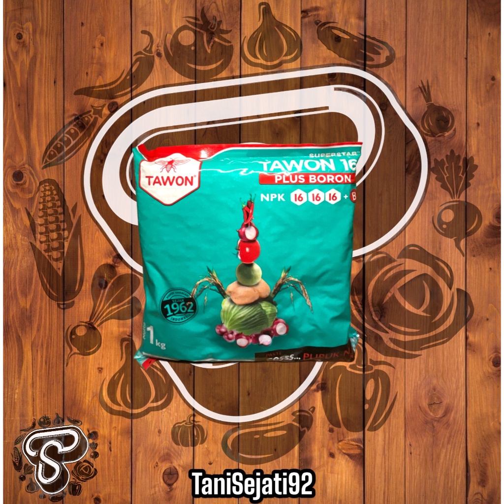 PUPUK NPK TAWON 16.16.16 PLUS BORON - 1KG