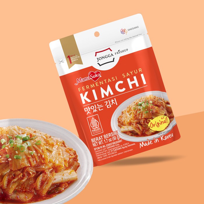 

mama suka kimchi original 50gr